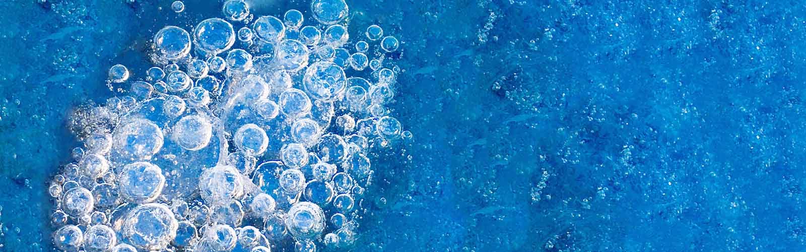 Luftblasen im Wasser Bio Conditioner